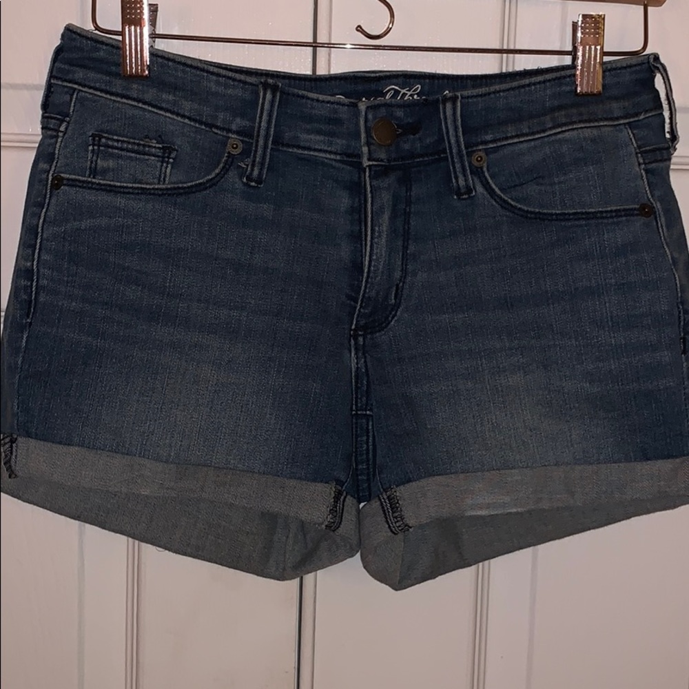 Denim shorts